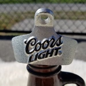 COORS LIGHT beer Starr X wall mount bottle opener NEW IN BOX